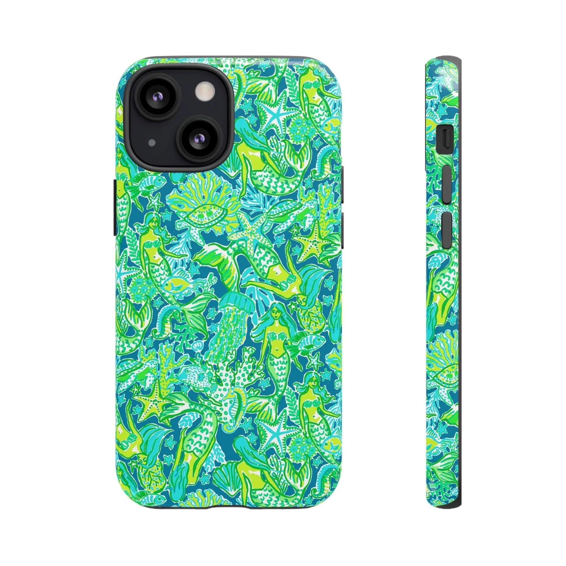 Emerald Mermaid iPhone Case - 13 Mini / Glossy - Phone