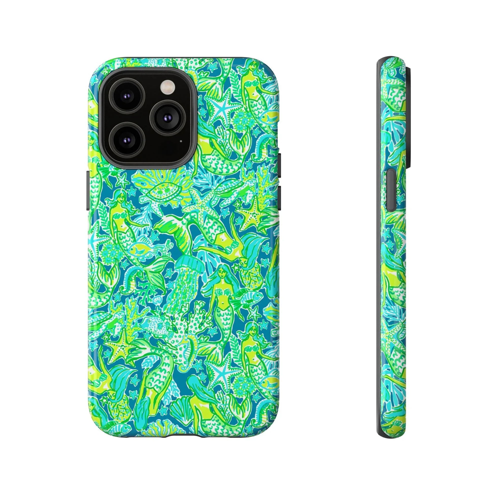 Emerald Mermaid iPhone Case - 14 Pro Max / Glossy - Phone