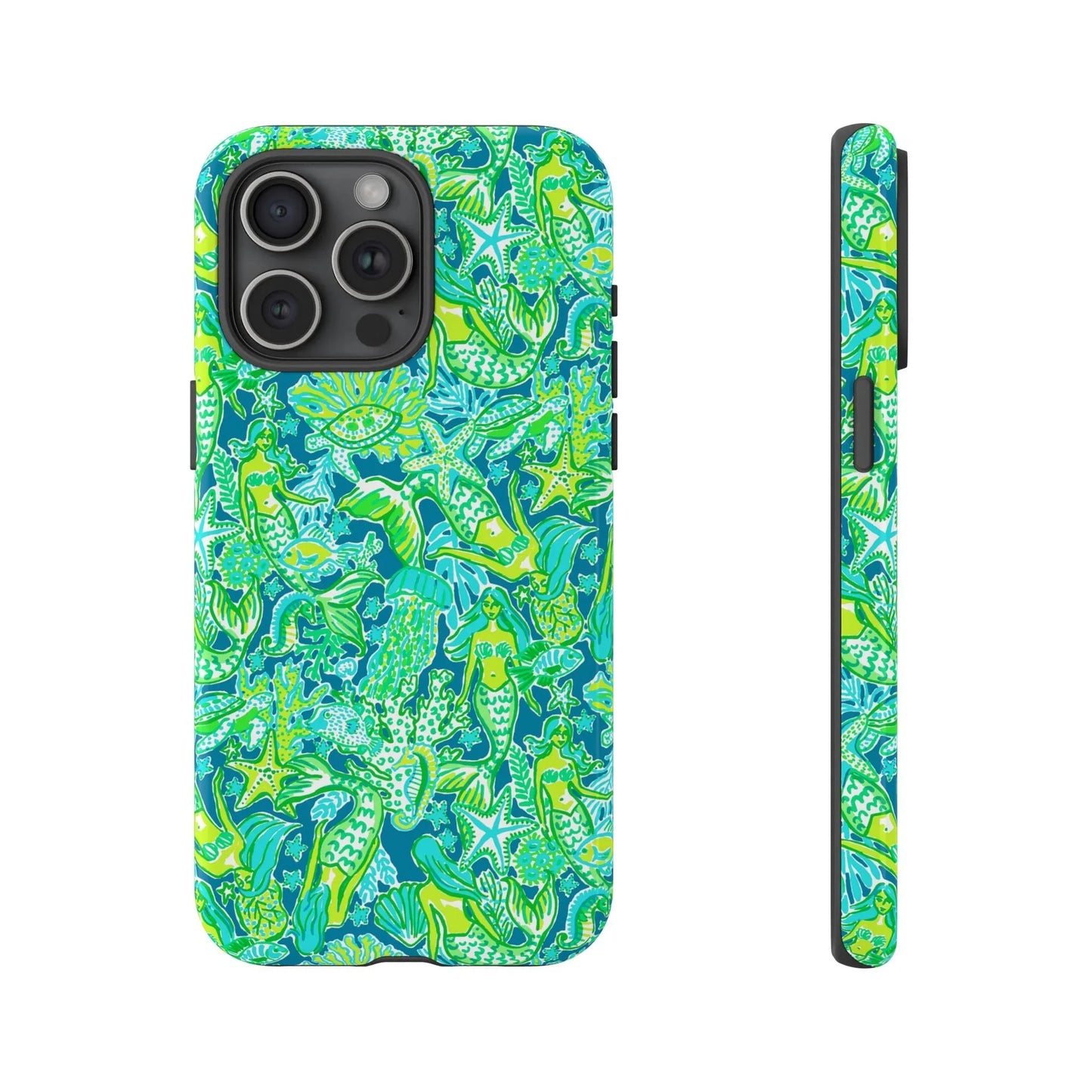 Emerald Mermaid iPhone Case - 15 Pro Max / Glossy - Phone