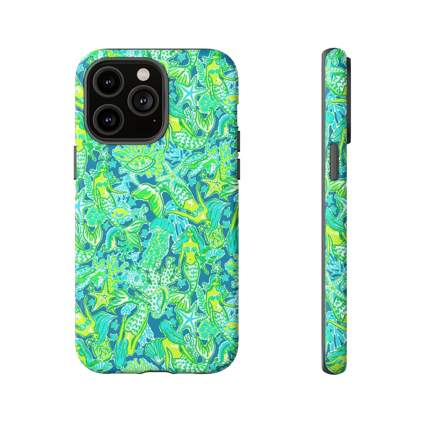 Emerald Mermaid iPhone Case - 14 Pro Max / Matte - Phone