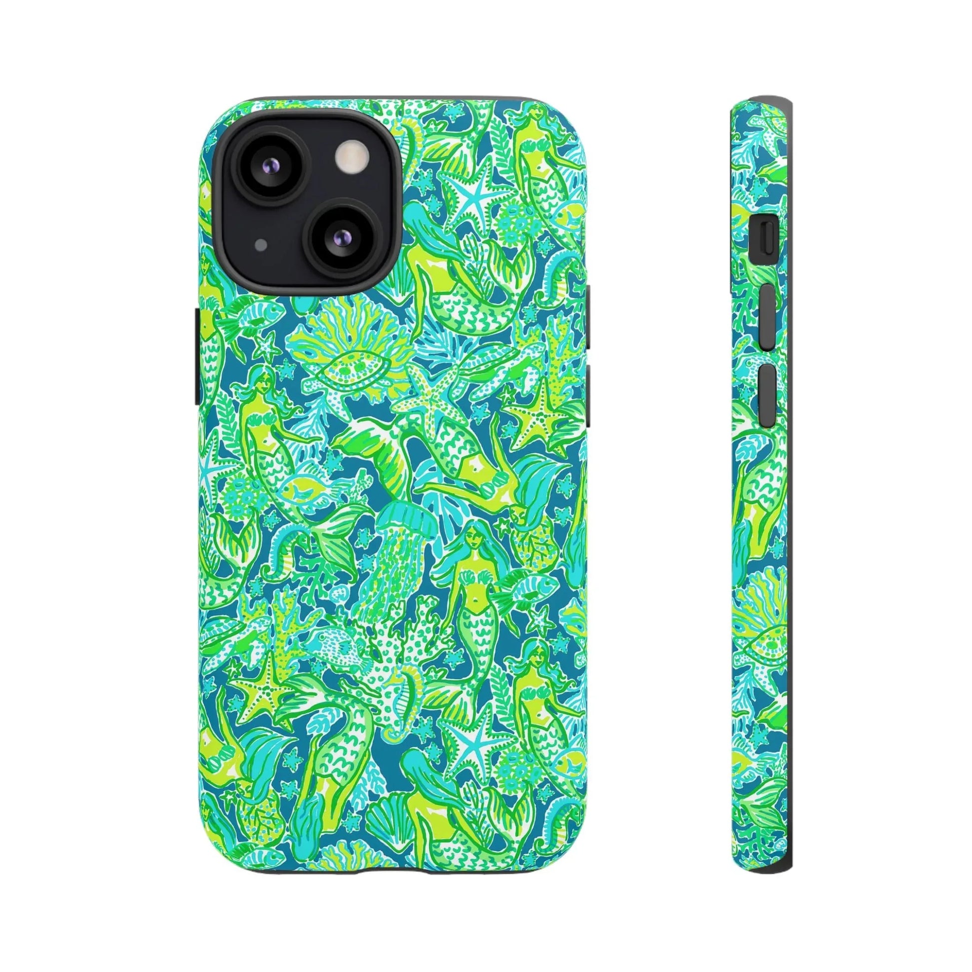 Emerald Mermaid iPhone Case - 13 Mini / Matte - Phone