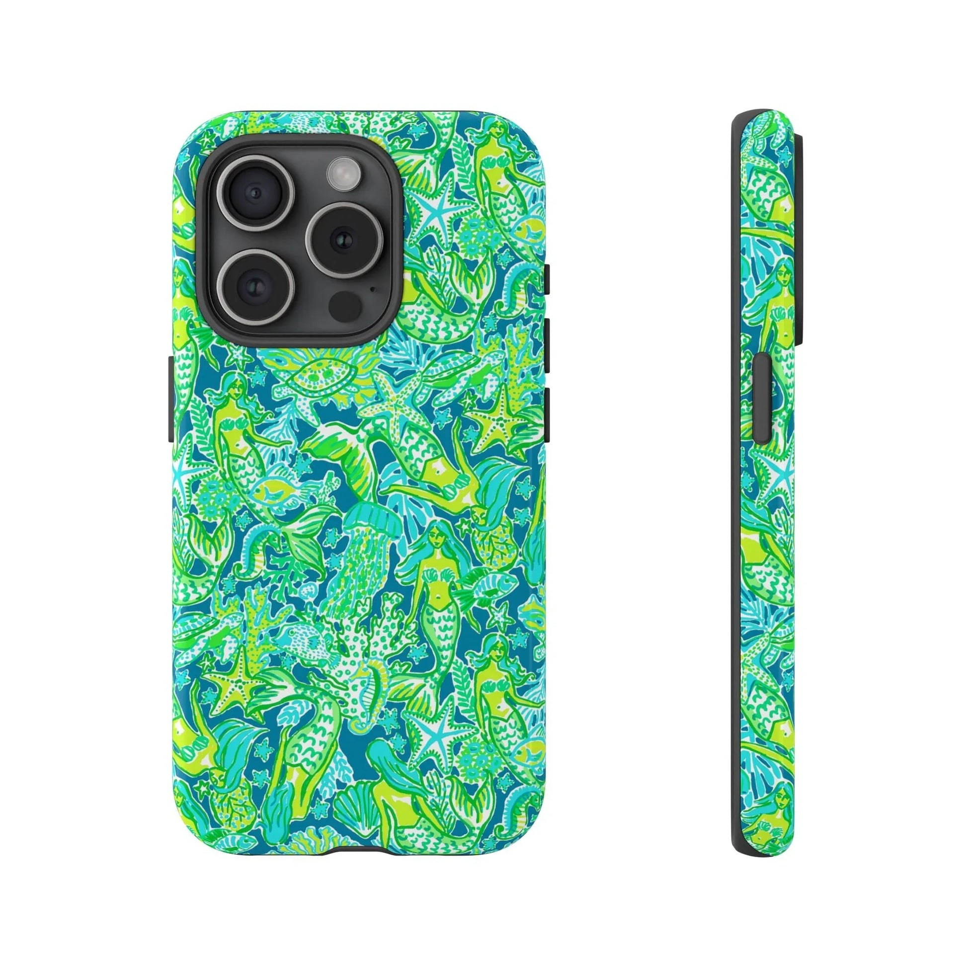 Emerald Mermaid iPhone Case - 15 Pro / Glossy - Phone