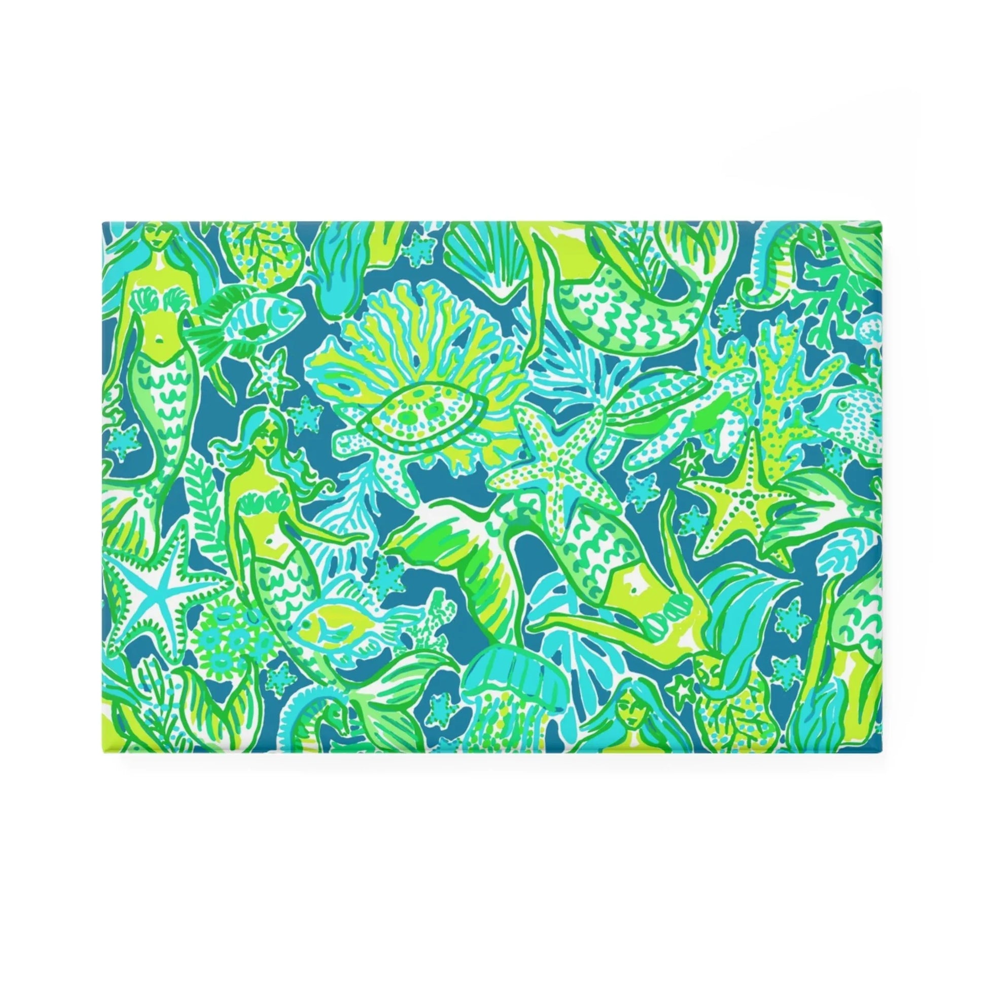 Emerald Mermaid Magnet - 1 pc / 2’’ x 3’’ / Rectangle - Home Decor