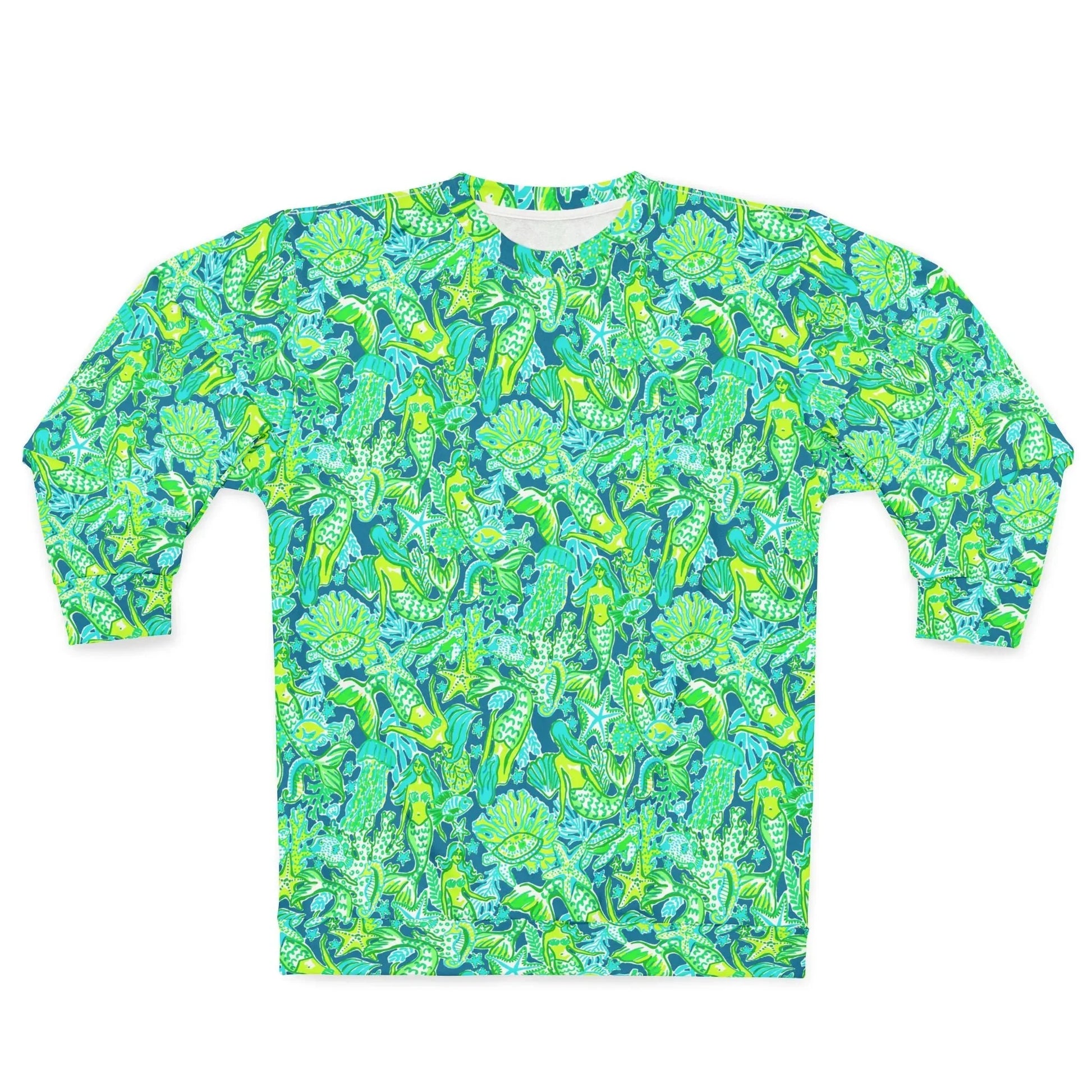 Emerald Mermaid Sweatshirt - XS - All Over Prints