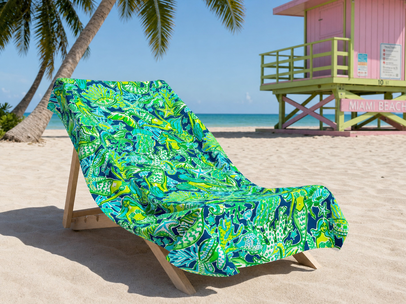Emerald Mermaid Towel – RELLE Fashion & Lifestyle – Product Image