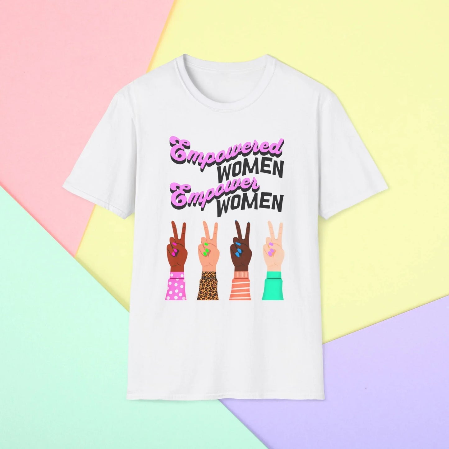 Empowered Women Empower the World T-Shirt - XS / White