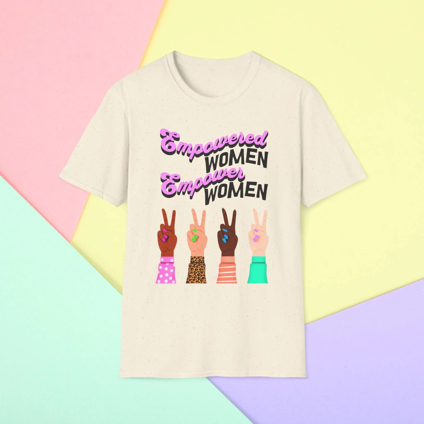 Empowered Women Empower the World T-Shirt - S / Natural