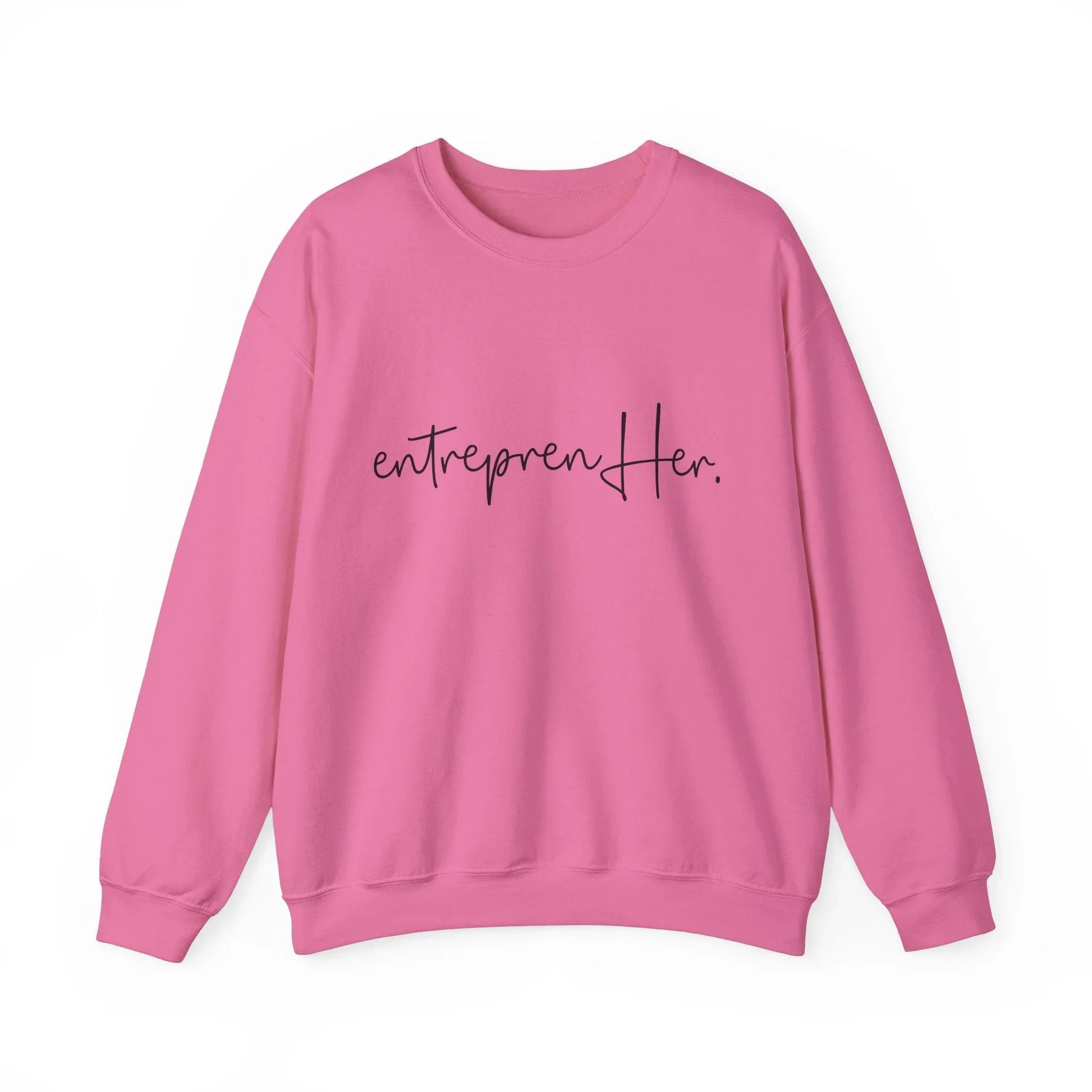 EntreprenHER Sweatshirt - Safety Pink / S