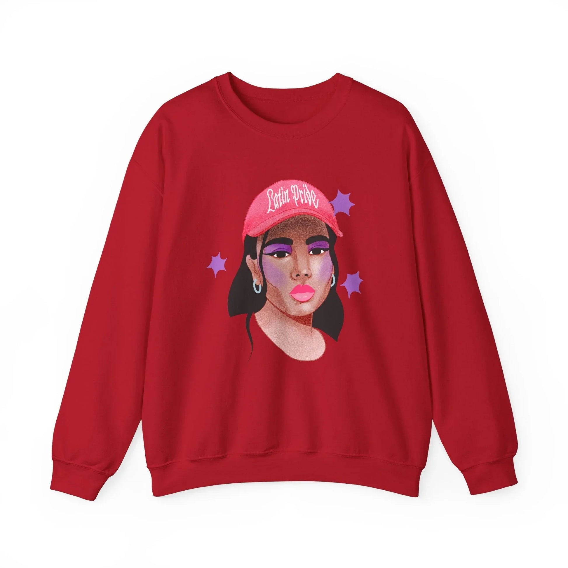 Espíritu Latino Sweatshirt | Unisex - S / Cherry Red