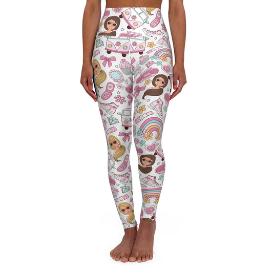 Fierce Females High Waisted Yoga Leggings - XS - All Over Prints