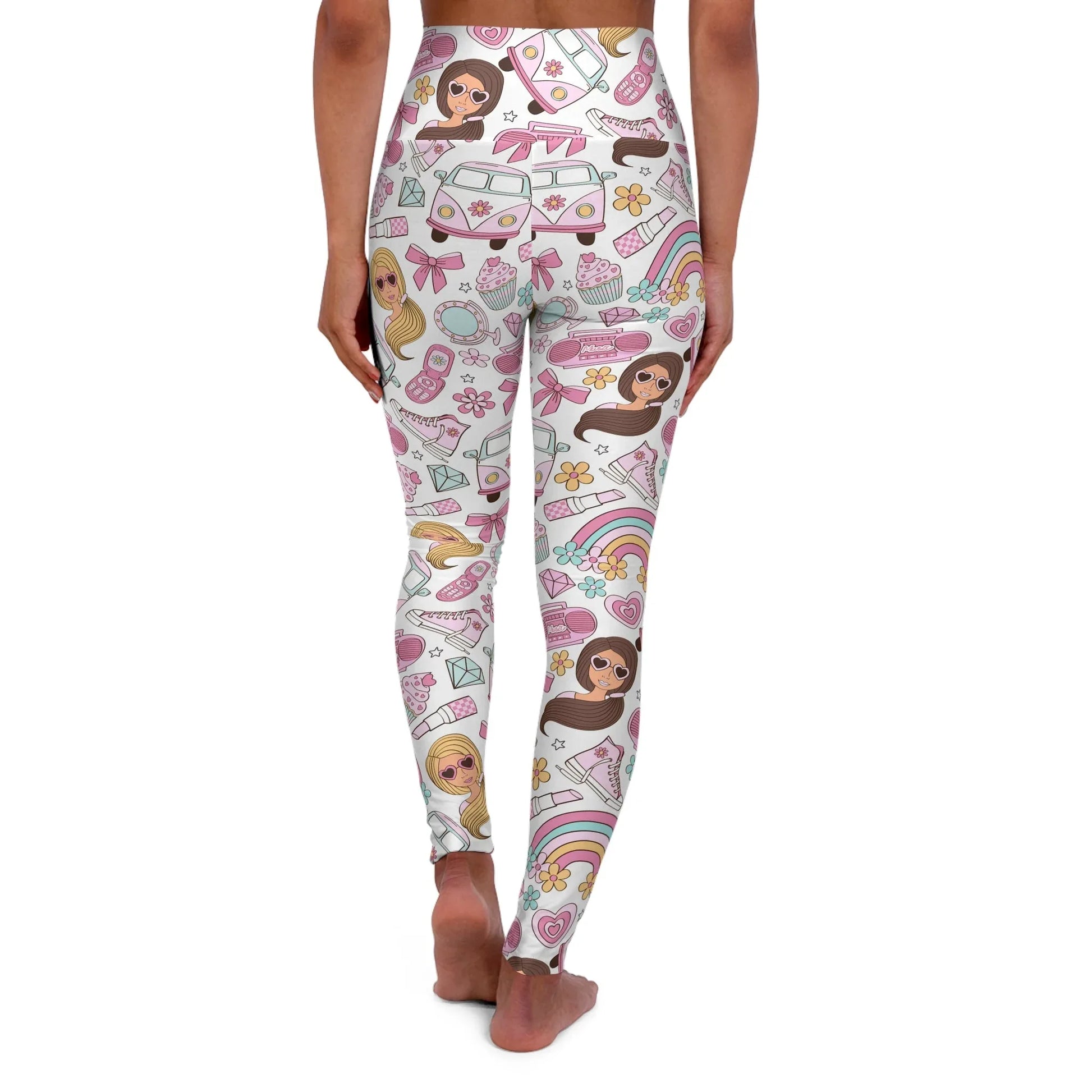 Fierce Females High Waisted Yoga Leggings - All Over Prints