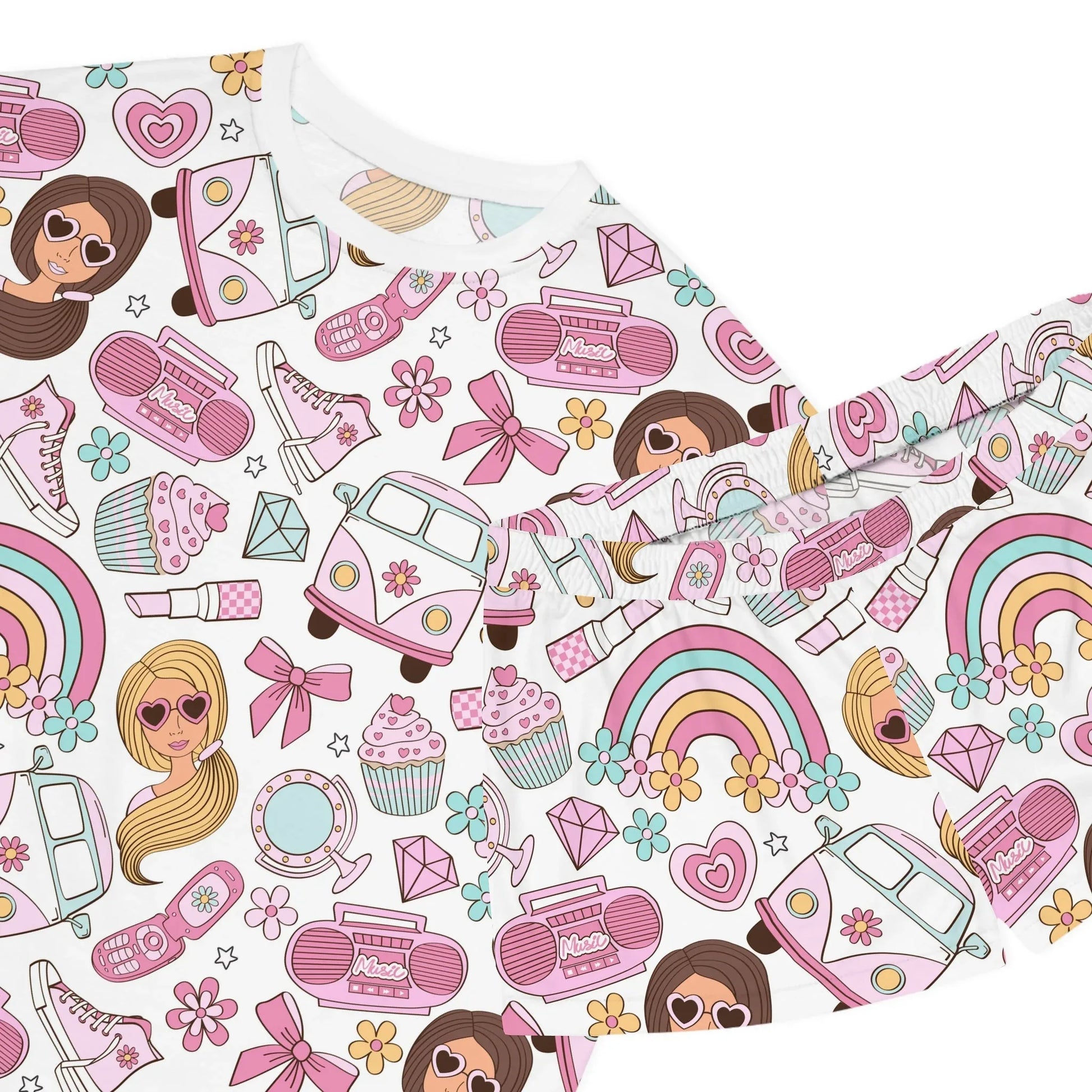 Fierce Females Short Pajama Set - All Over Prints