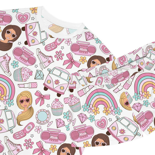 Fierce Females Short Pajama Set - All Over Prints