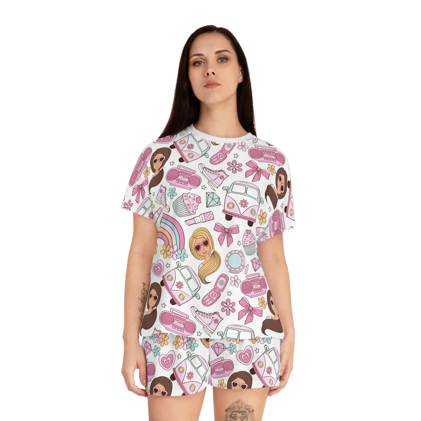 Fierce Females Short Pajama Set - All Over Prints