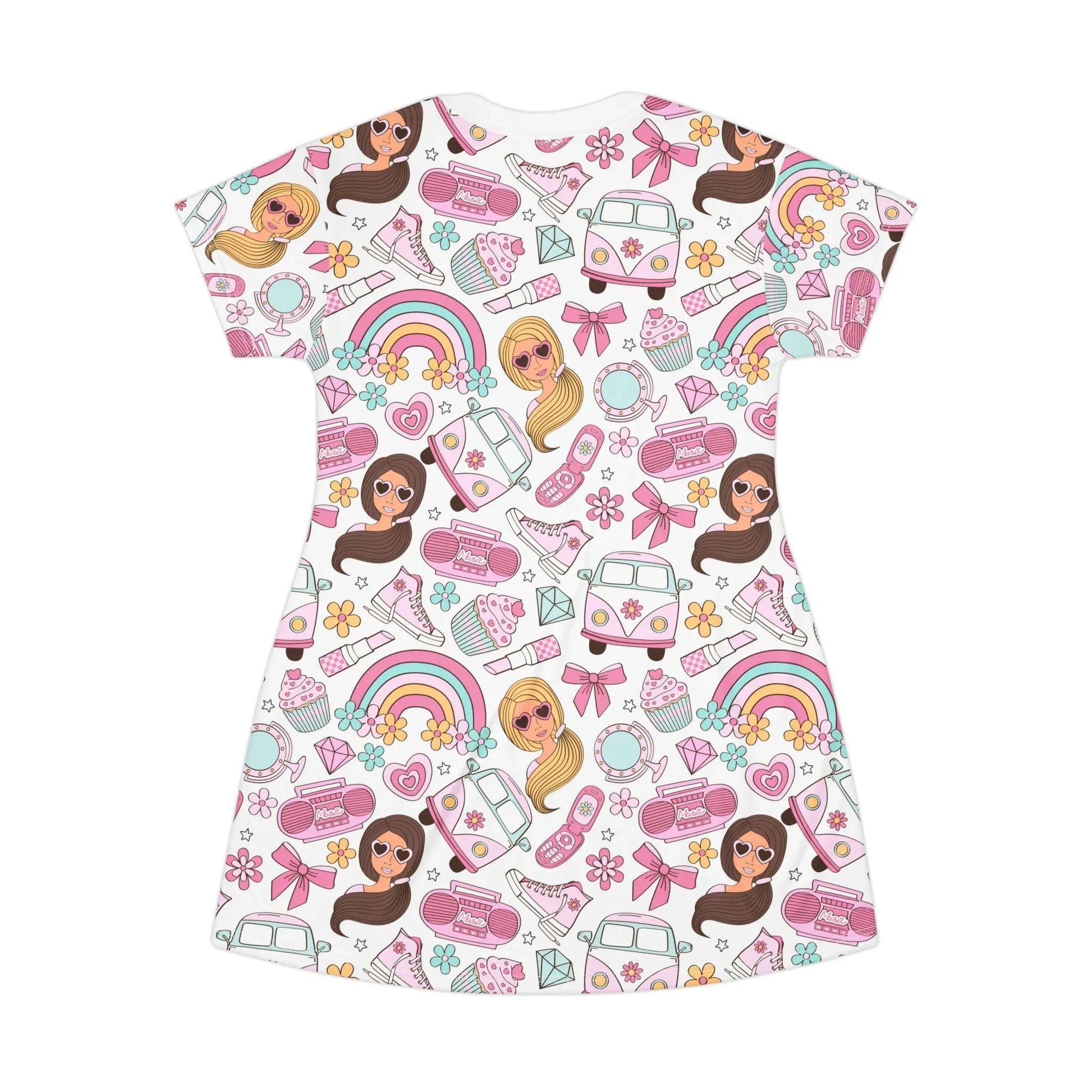 Fierce Females T-Shirt Dress - All Over Prints