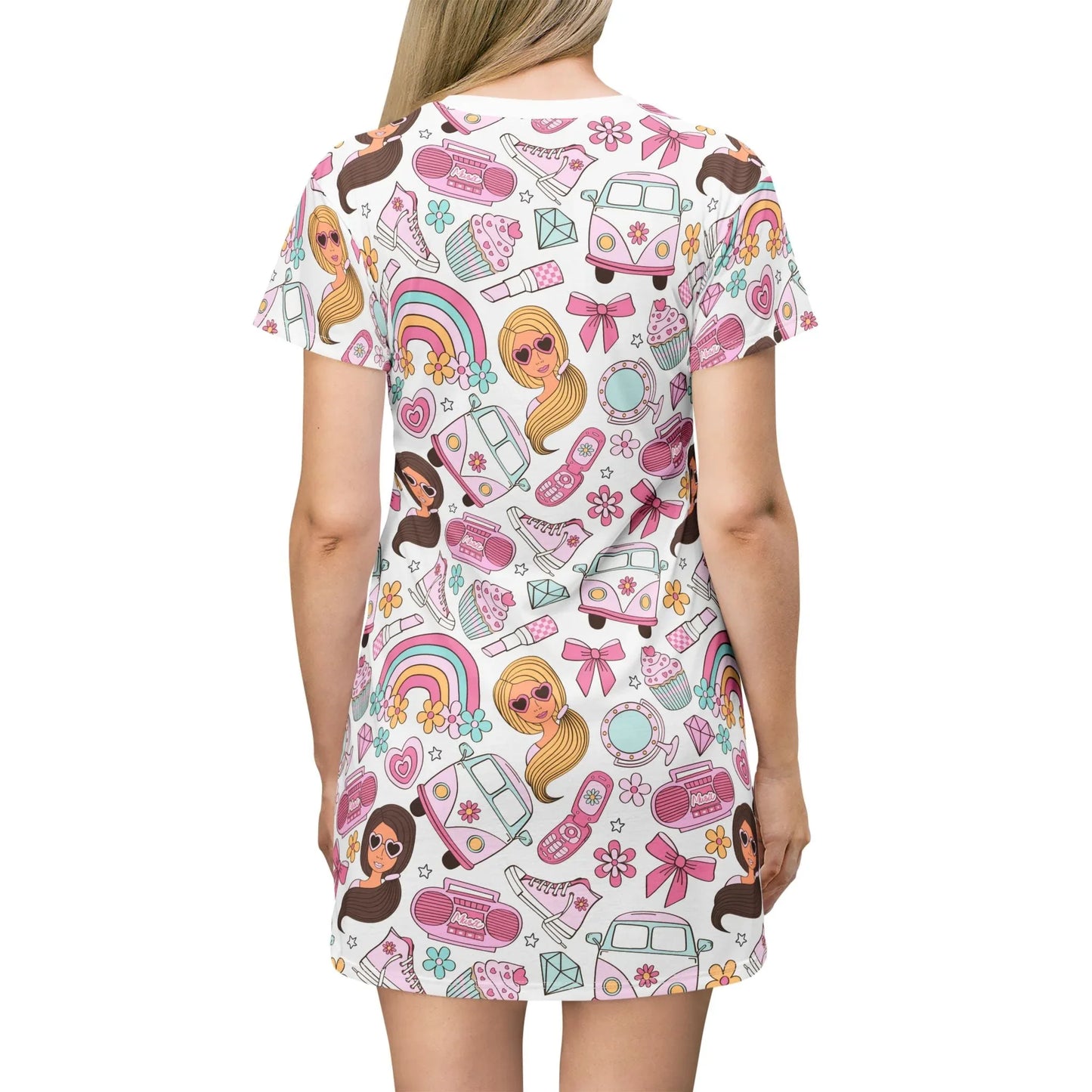 Fierce Females T-Shirt Dress - All Over Prints