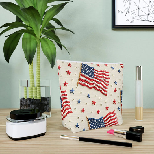 Flag of Freedom Cosmetic Bag - Bags