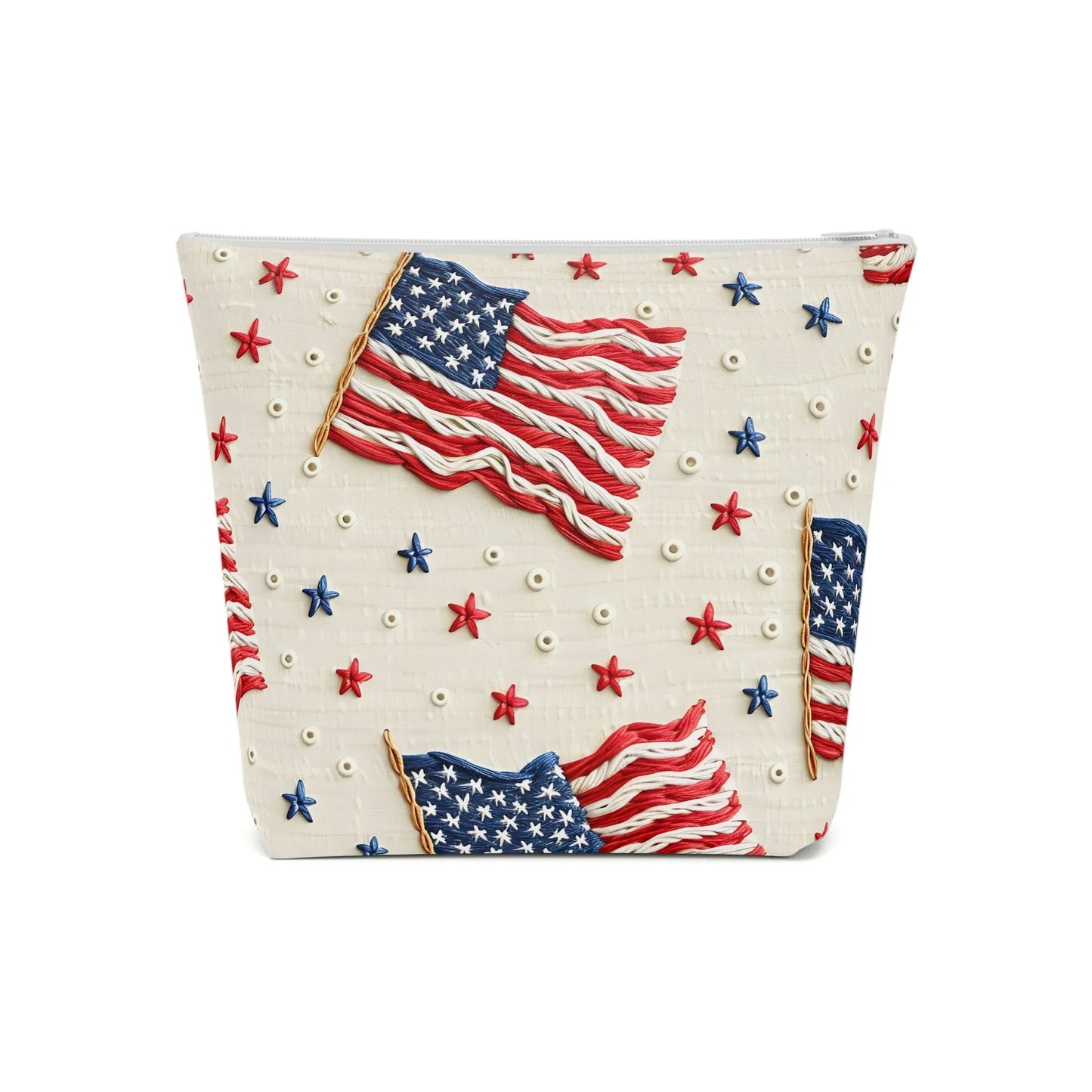 Flag of Freedom Cosmetic Bag - 7.1’’ × 5.9’’ - Bags