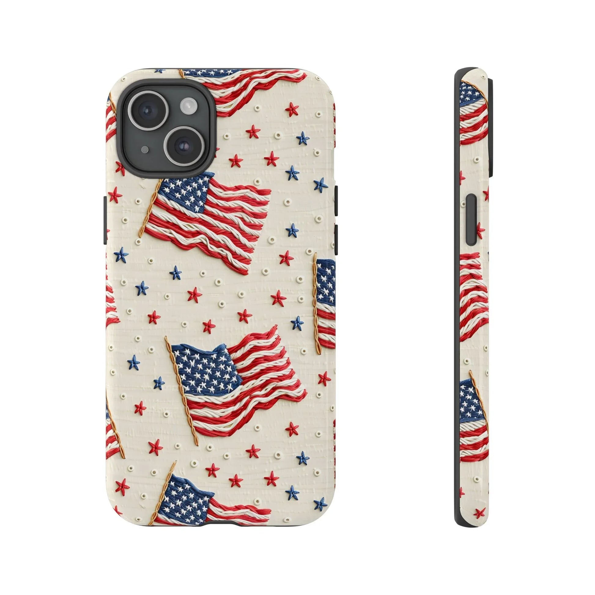 Flag of Freedom iPhone Case - 15 Plus / Glossy - Phone