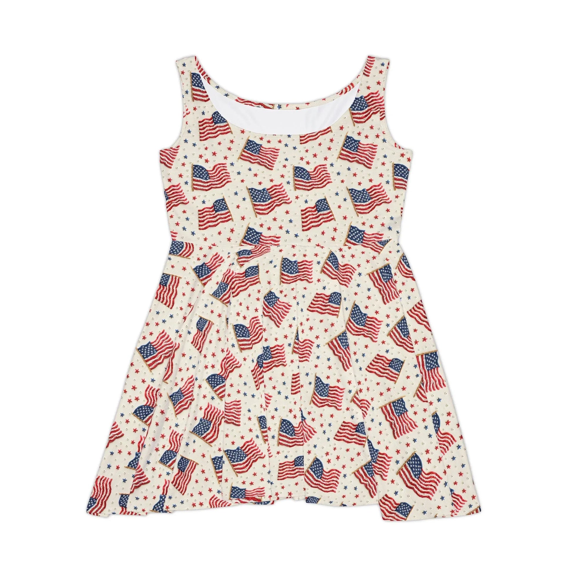 Flag of Freedom Skater Dress - XS - All Over Prints