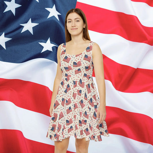 Flag of Freedom Skater Dress - All Over Prints