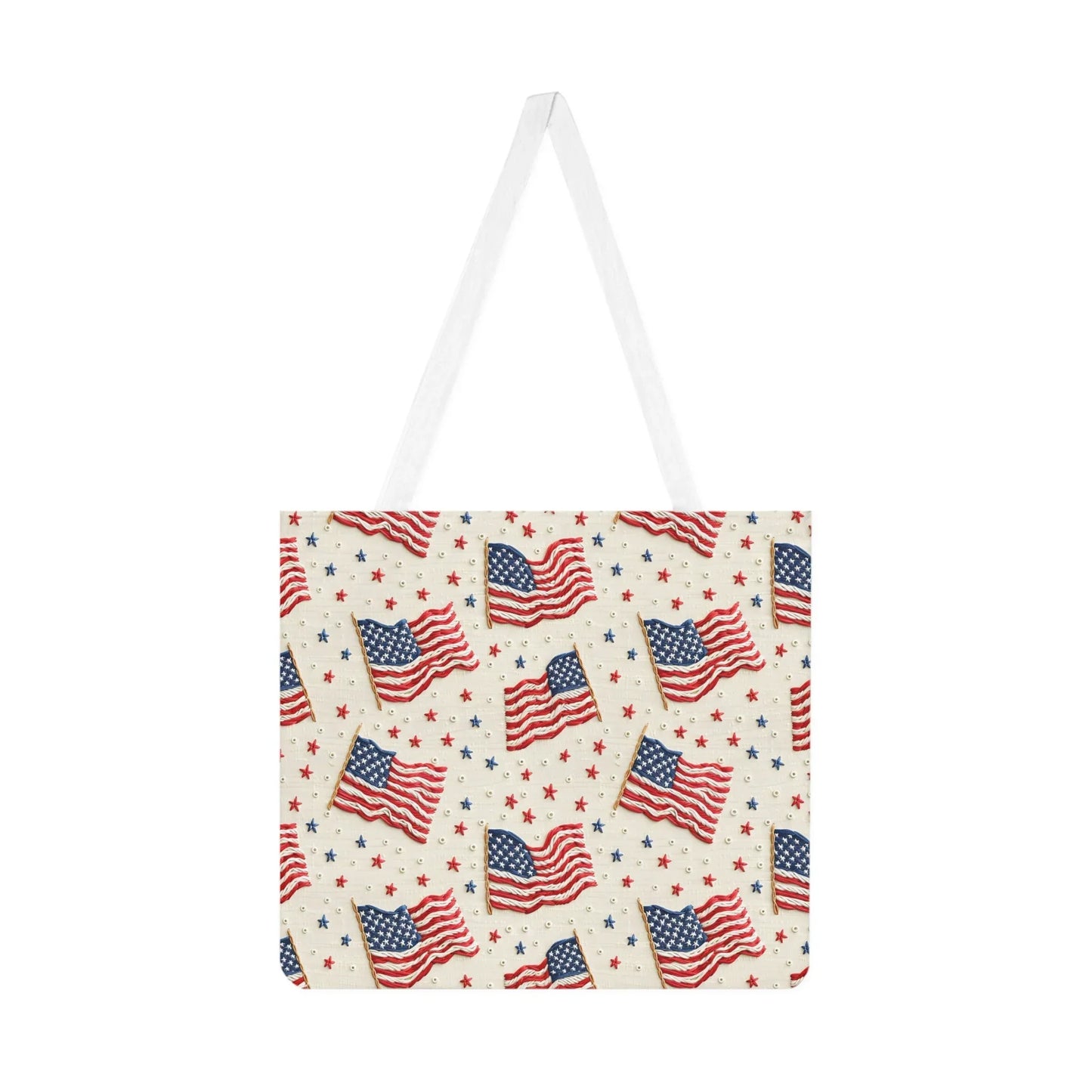 Flag of Freedom Tote Bag - One size / White - Bags
