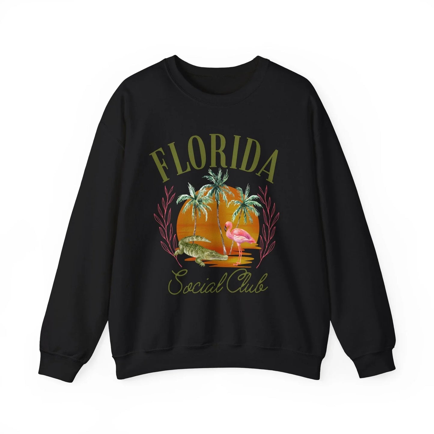 Florida Social Club Sweatshirt | Unisex - Black / S