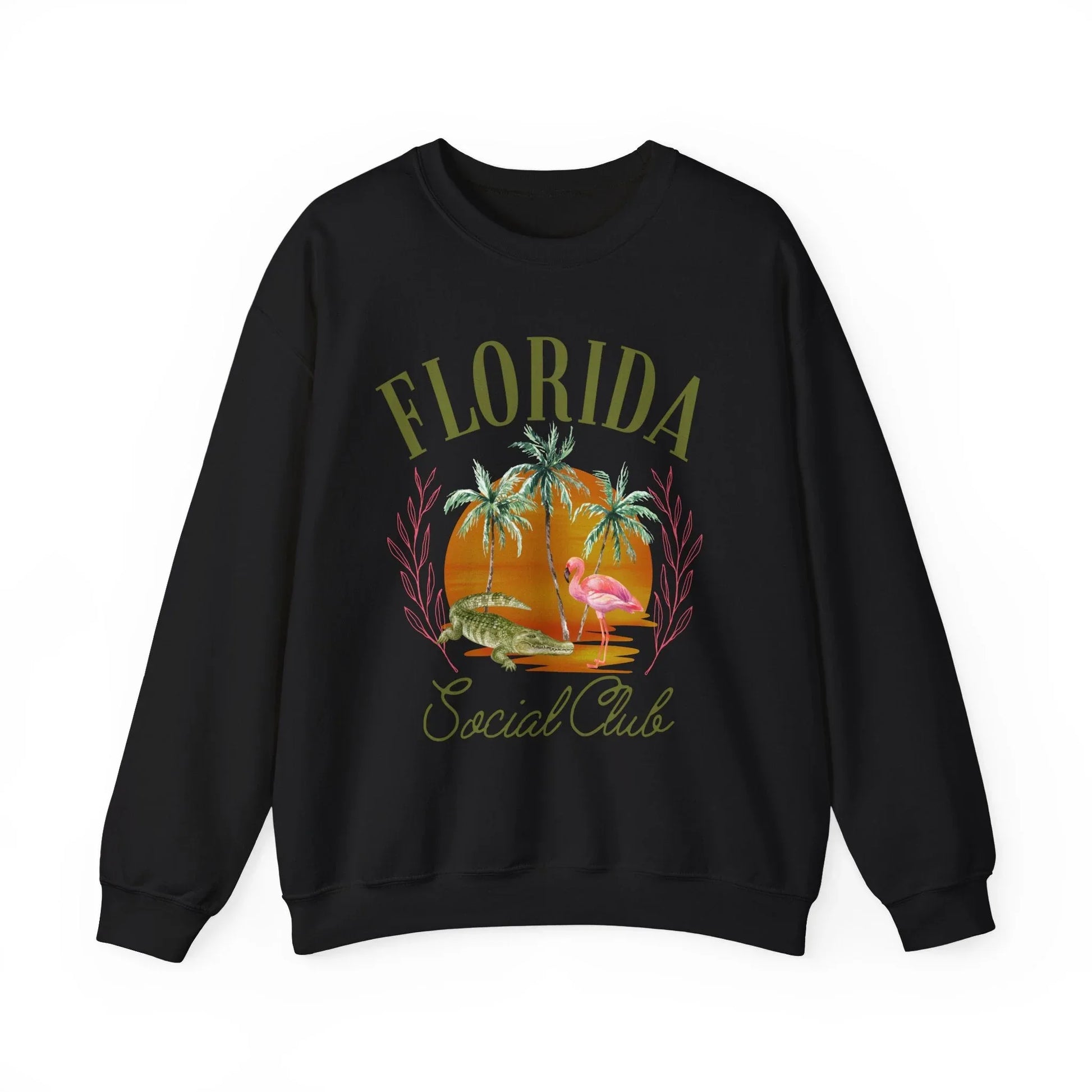 Florida Social Club Sweatshirt | Unisex - Black / S