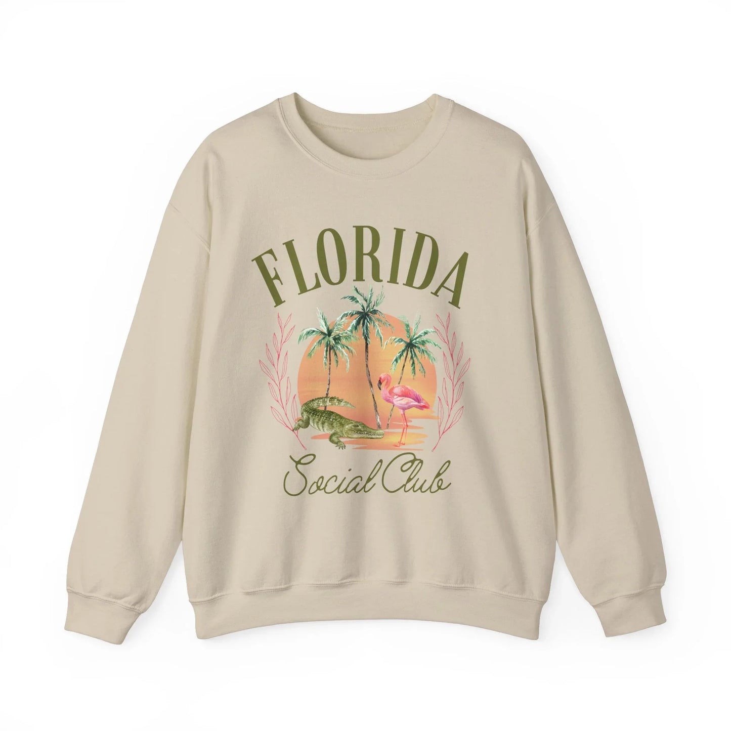 Florida Social Club Sweatshirt | Unisex - Sand / S