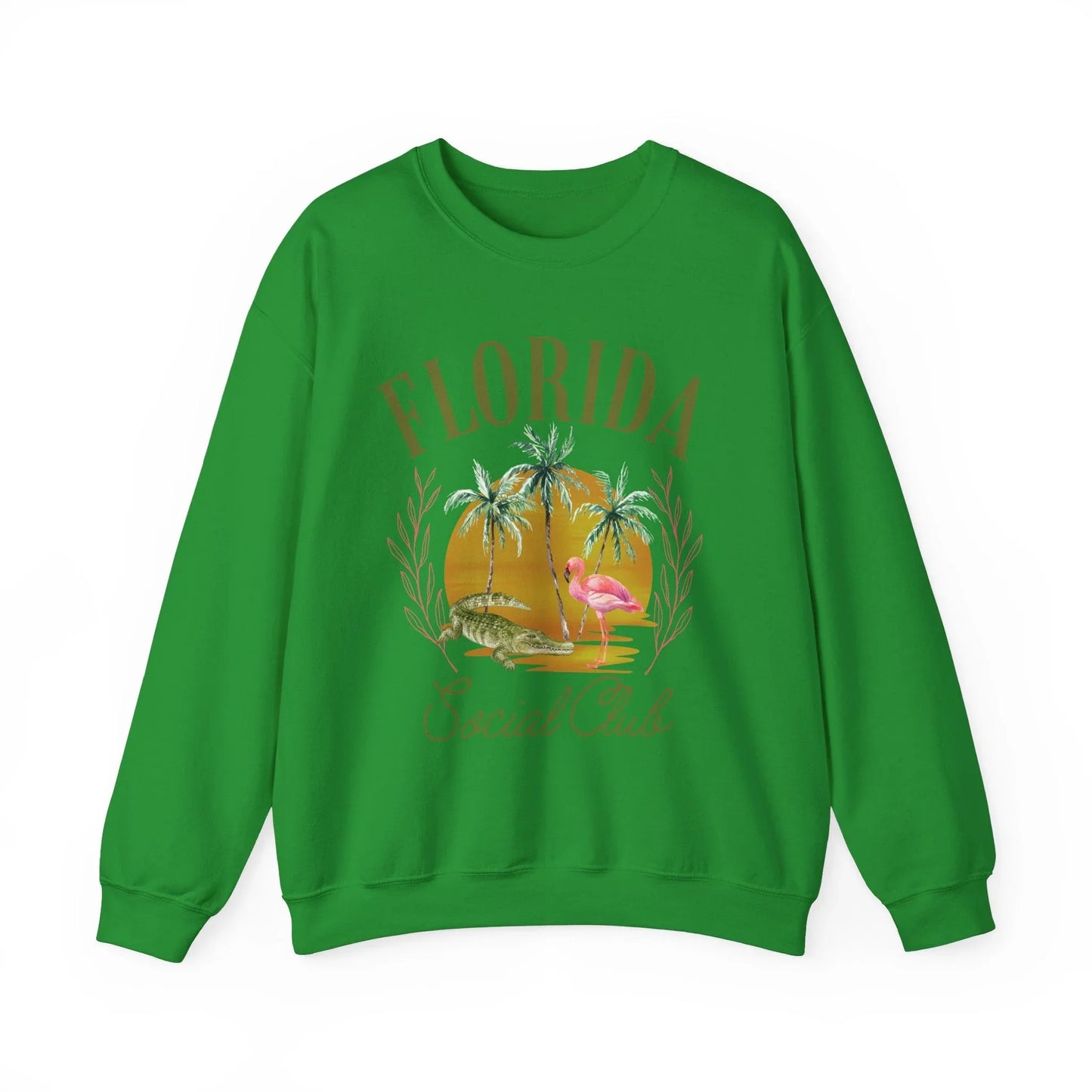 Florida Social Club Sweatshirt | Unisex - Irish Green / S