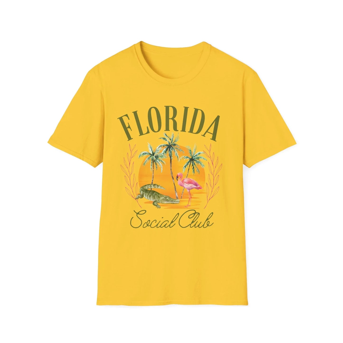 Florida Social Club T-Shirt | Unisex - S / Daisy