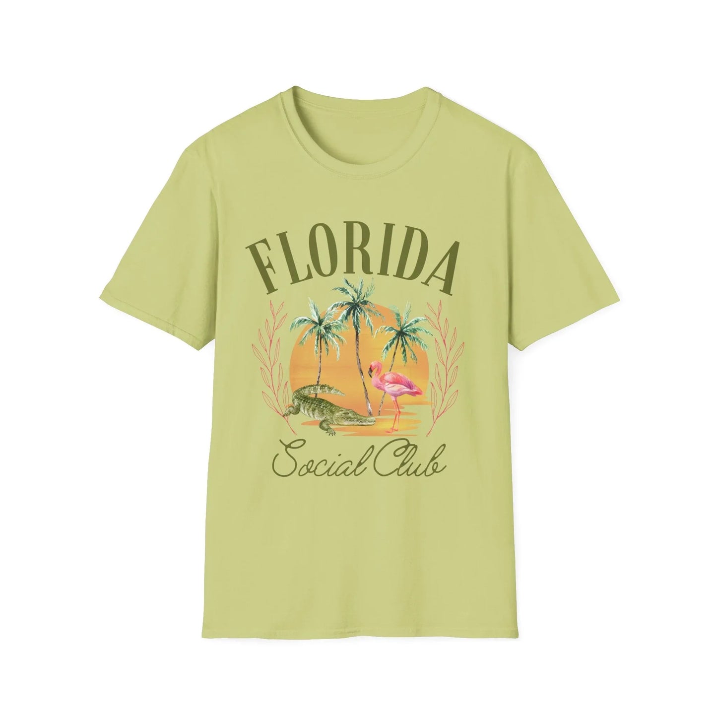 Florida Social Club T-Shirt | Unisex - S / Pistachio