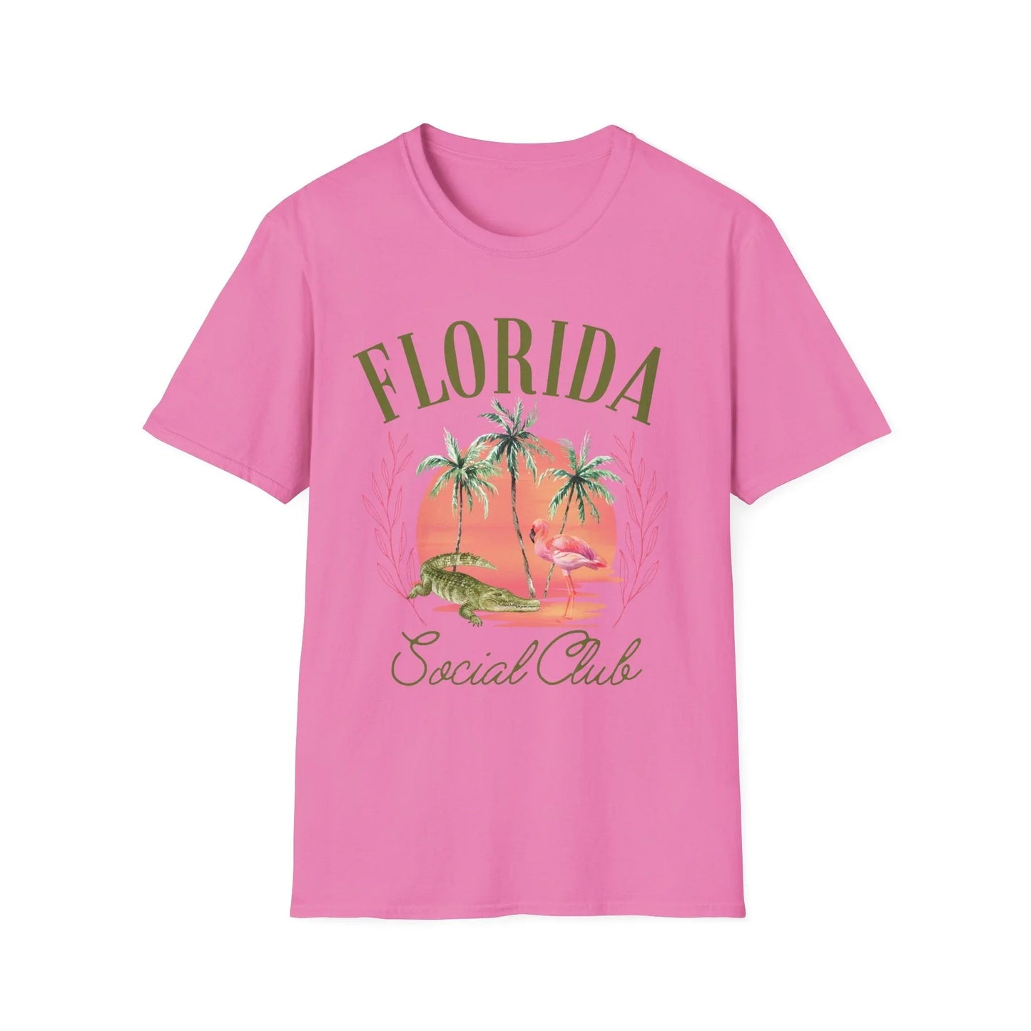 Florida Social Club T-Shirt | Unisex - S / Azalea