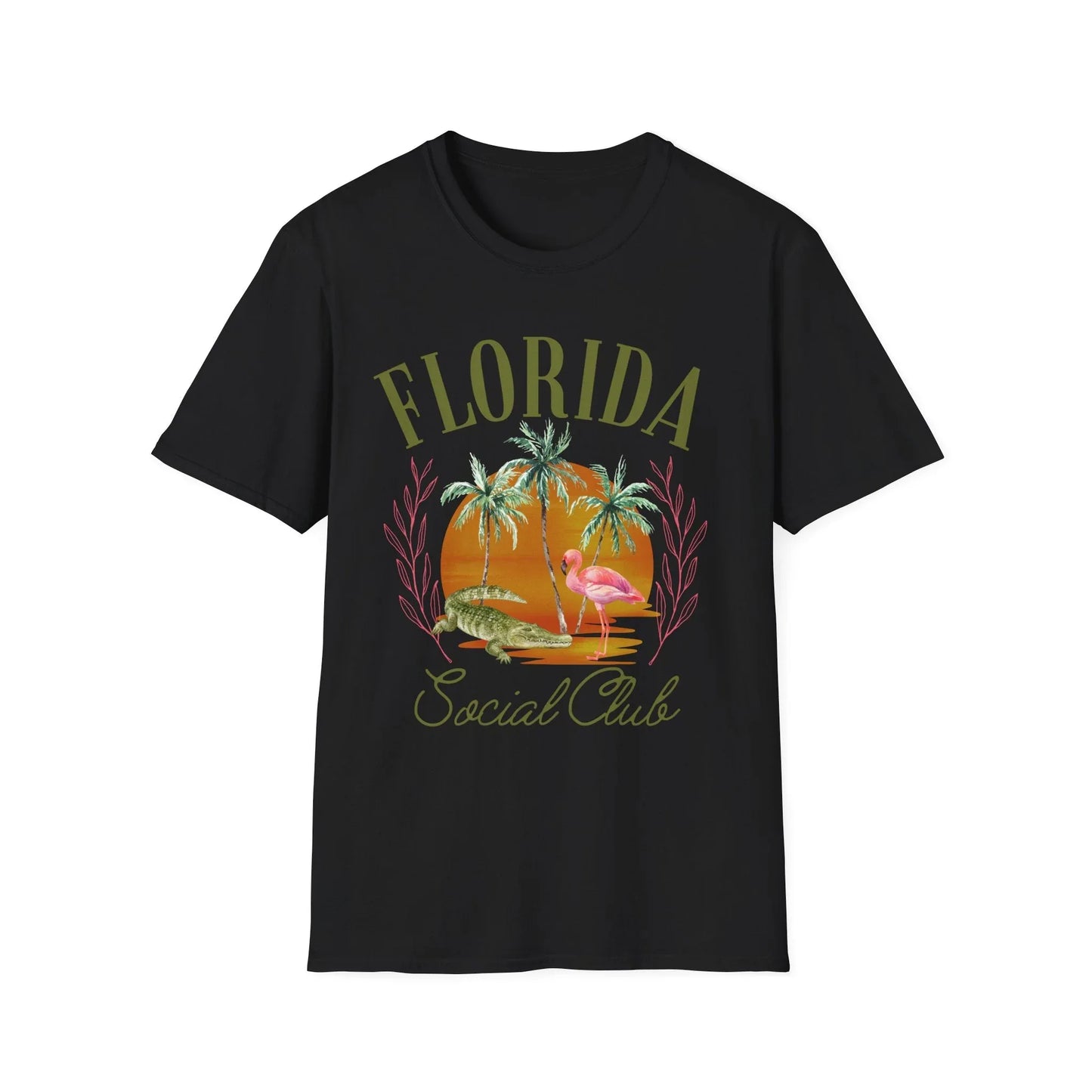 Florida Social Club T-Shirt | Unisex - XS / Black