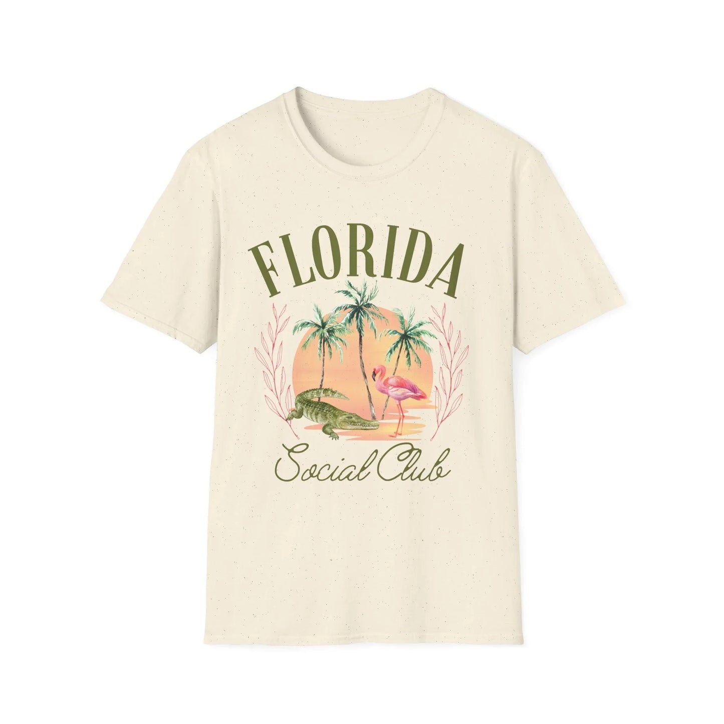 Florida Social Club T-Shirt | Unisex - S / Natural