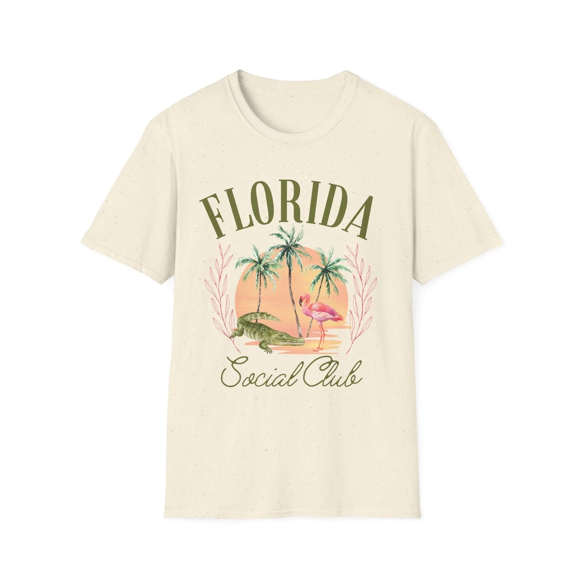 Florida Social Club T-Shirt | Unisex - S / Natural