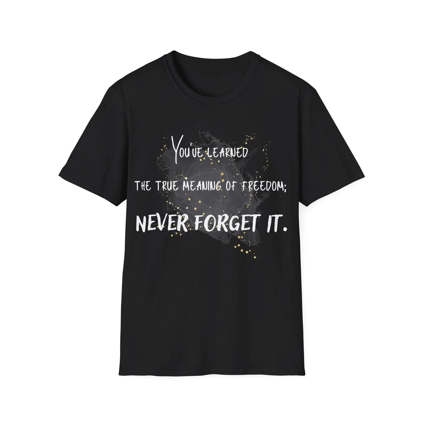 Freedom Learned | black | Unisex - Black / S - T-Shirt