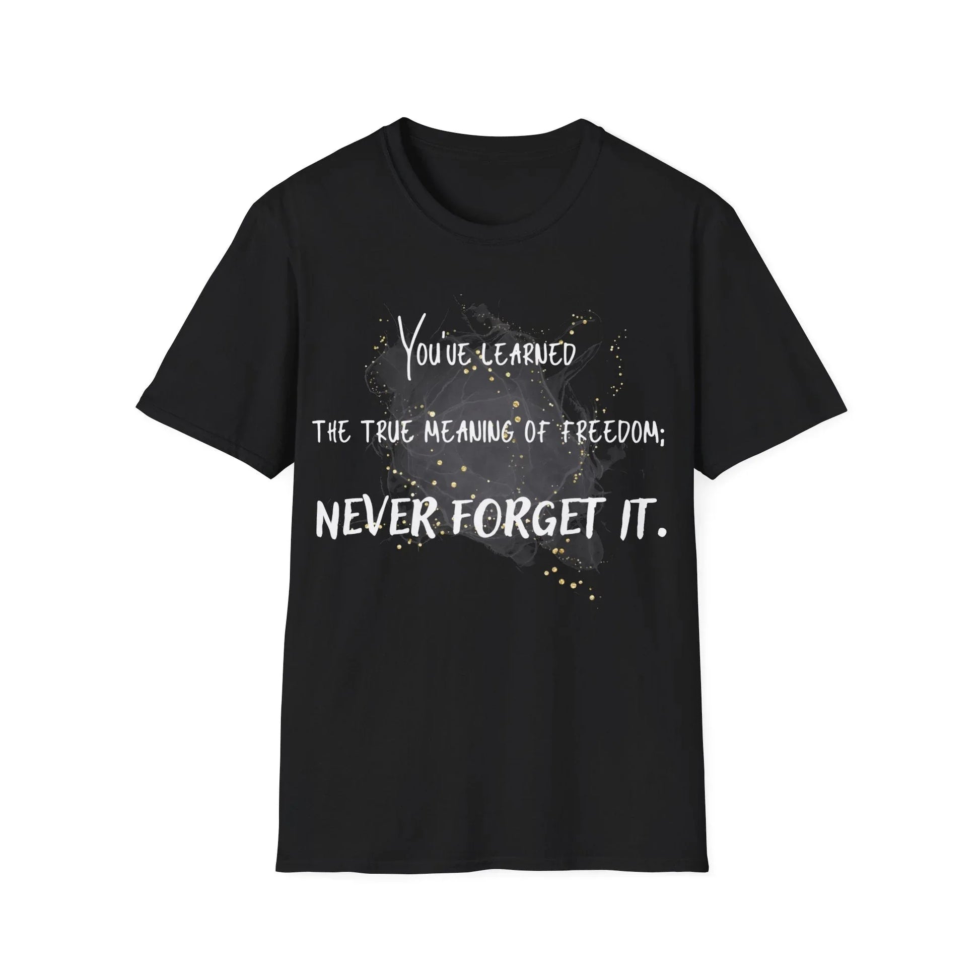 Freedom Learned | black | Unisex - Black / S - T-Shirt