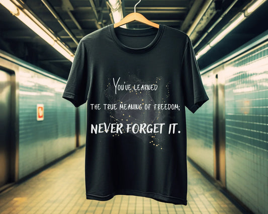 Freedom Learned | black | Unisex - T-Shirt