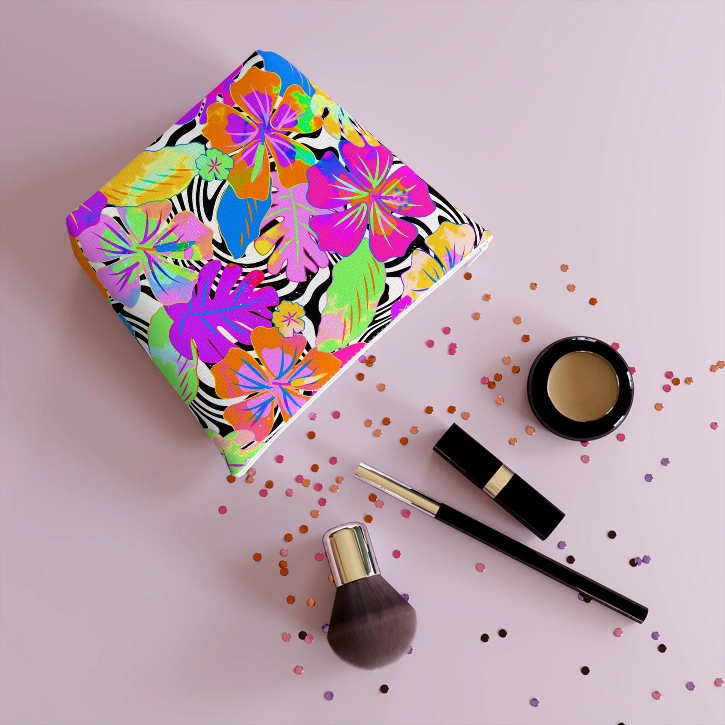 Fueling the Fire Cotton Cosmetic Bag - Bags