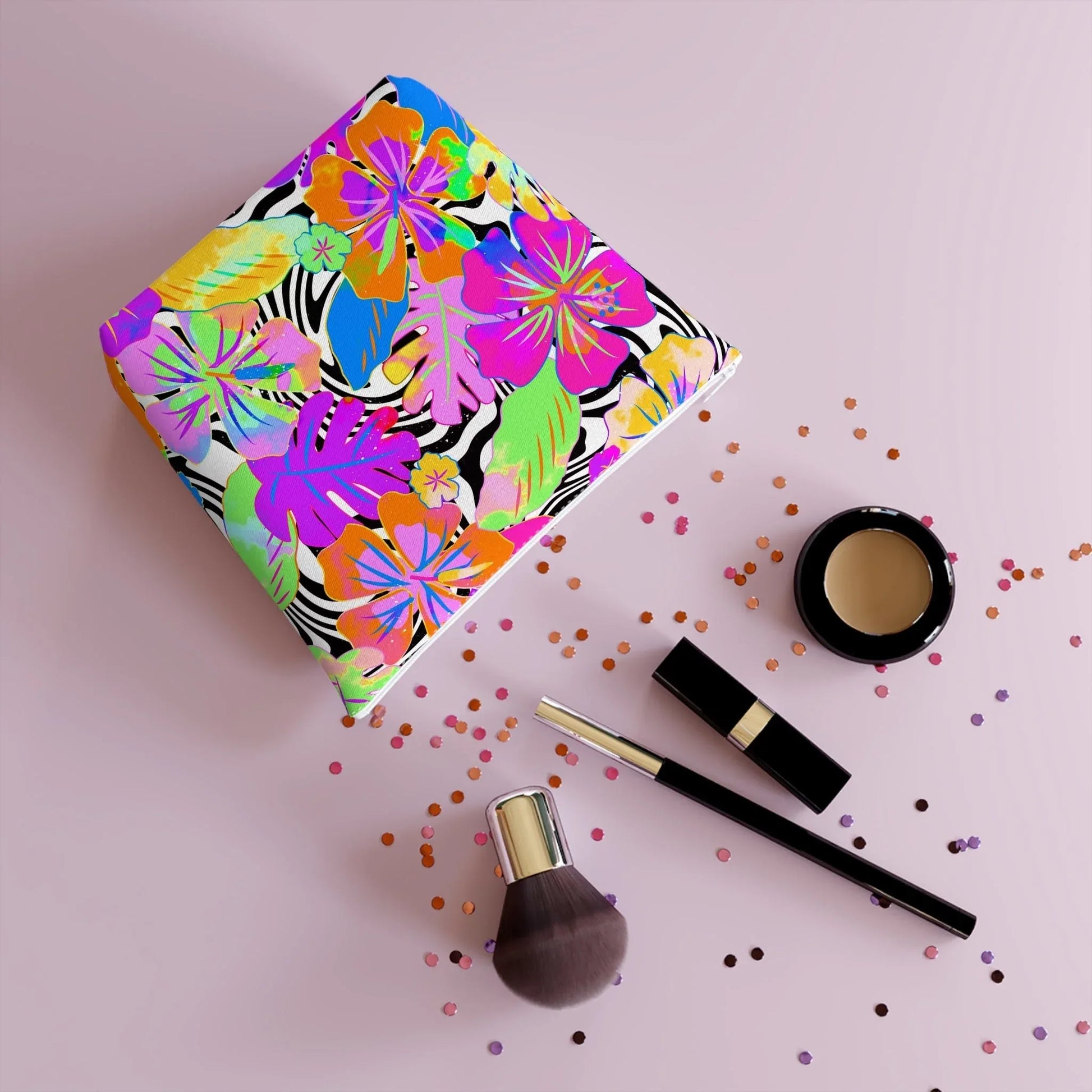 Fueling the Fire Cotton Cosmetic Bag - Bags