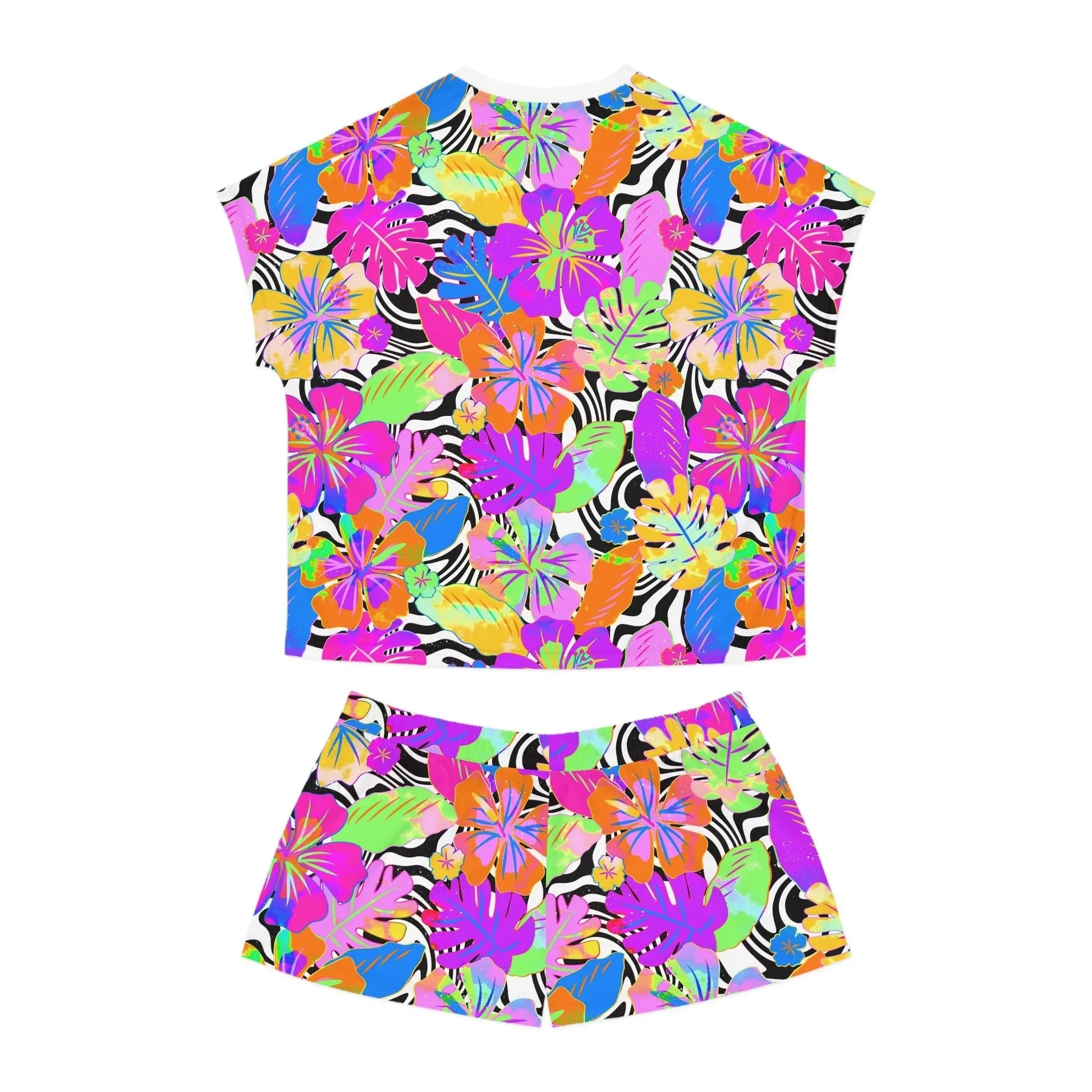 Fueling the Fire Short Pajama Set - All Over Prints