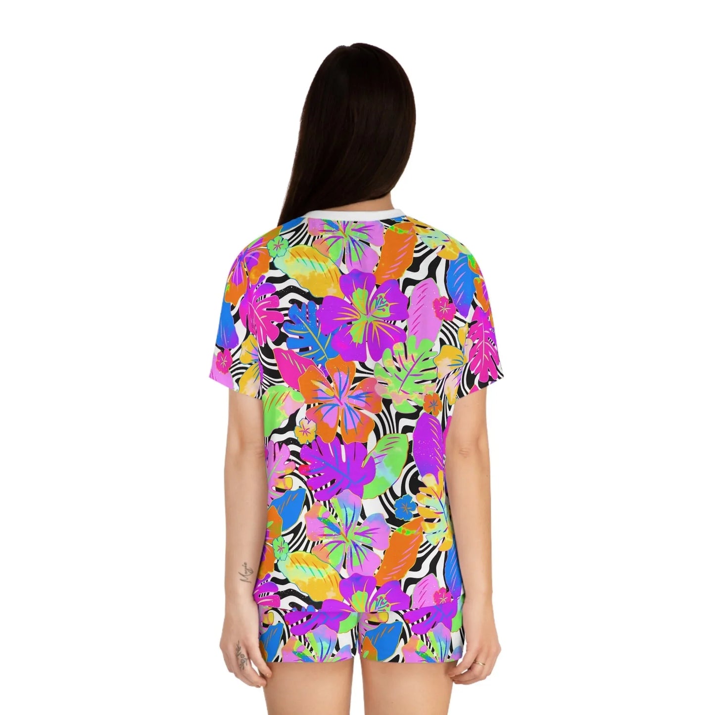 Fueling the Fire Short Pajama Set - All Over Prints