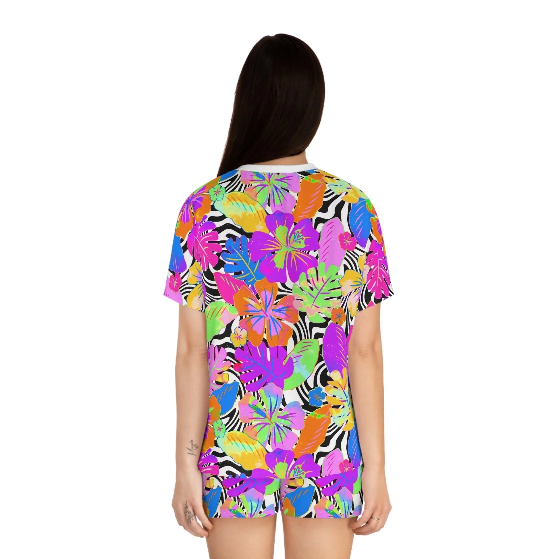 Fueling the Fire Short Pajama Set - All Over Prints
