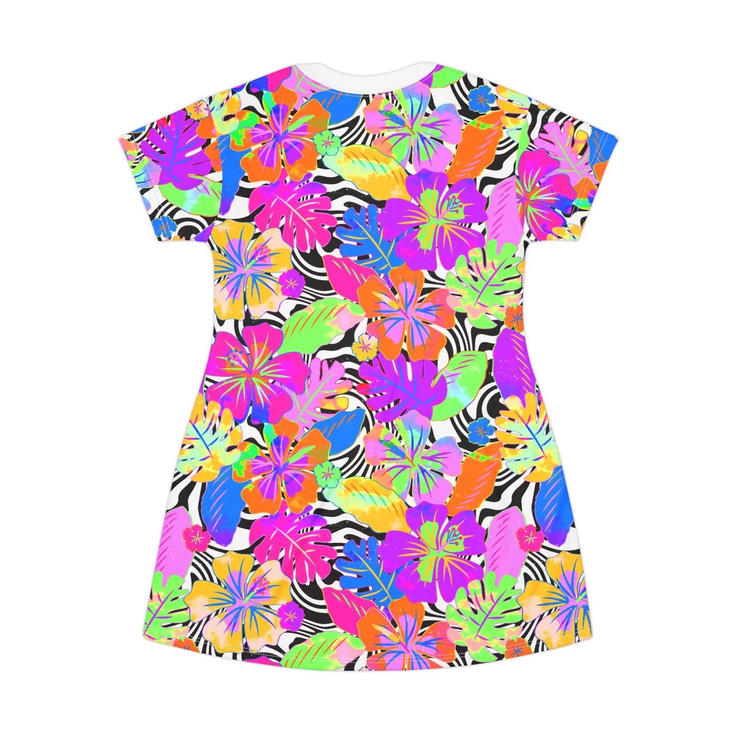 Fueling the Fire T-Shirt Dress - All Over Prints