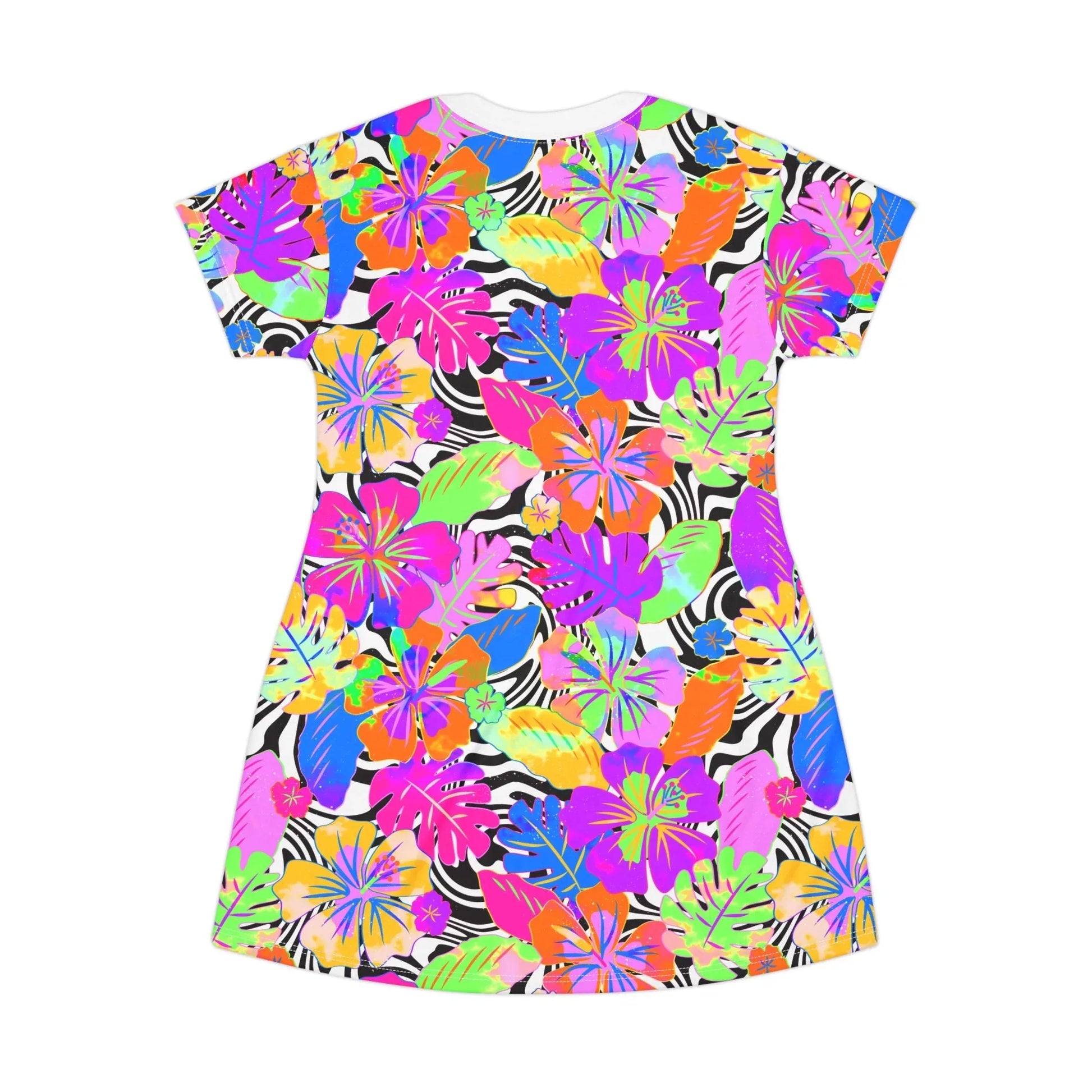 Fueling the Fire T-Shirt Dress - All Over Prints