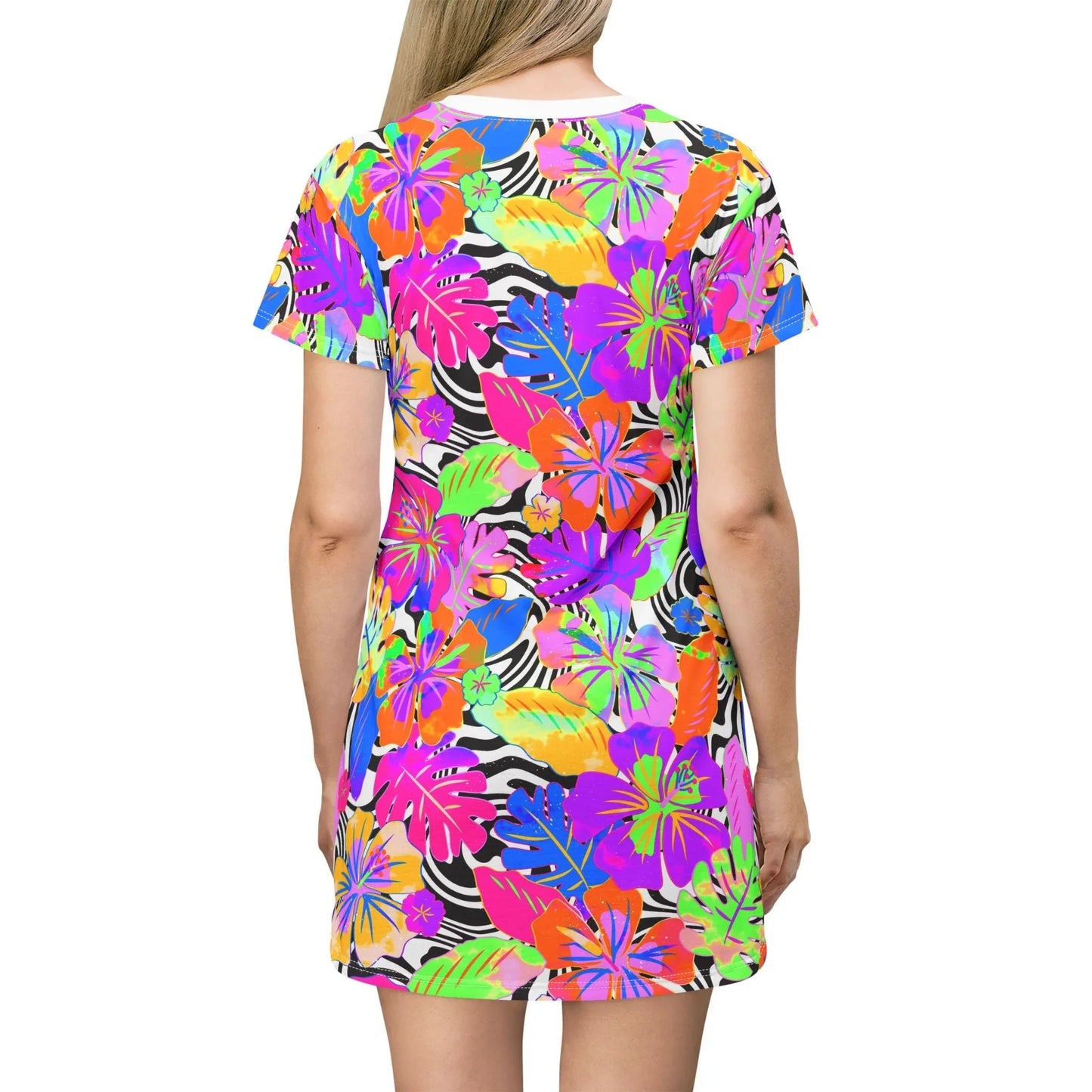 Fueling the Fire T-Shirt Dress - All Over Prints