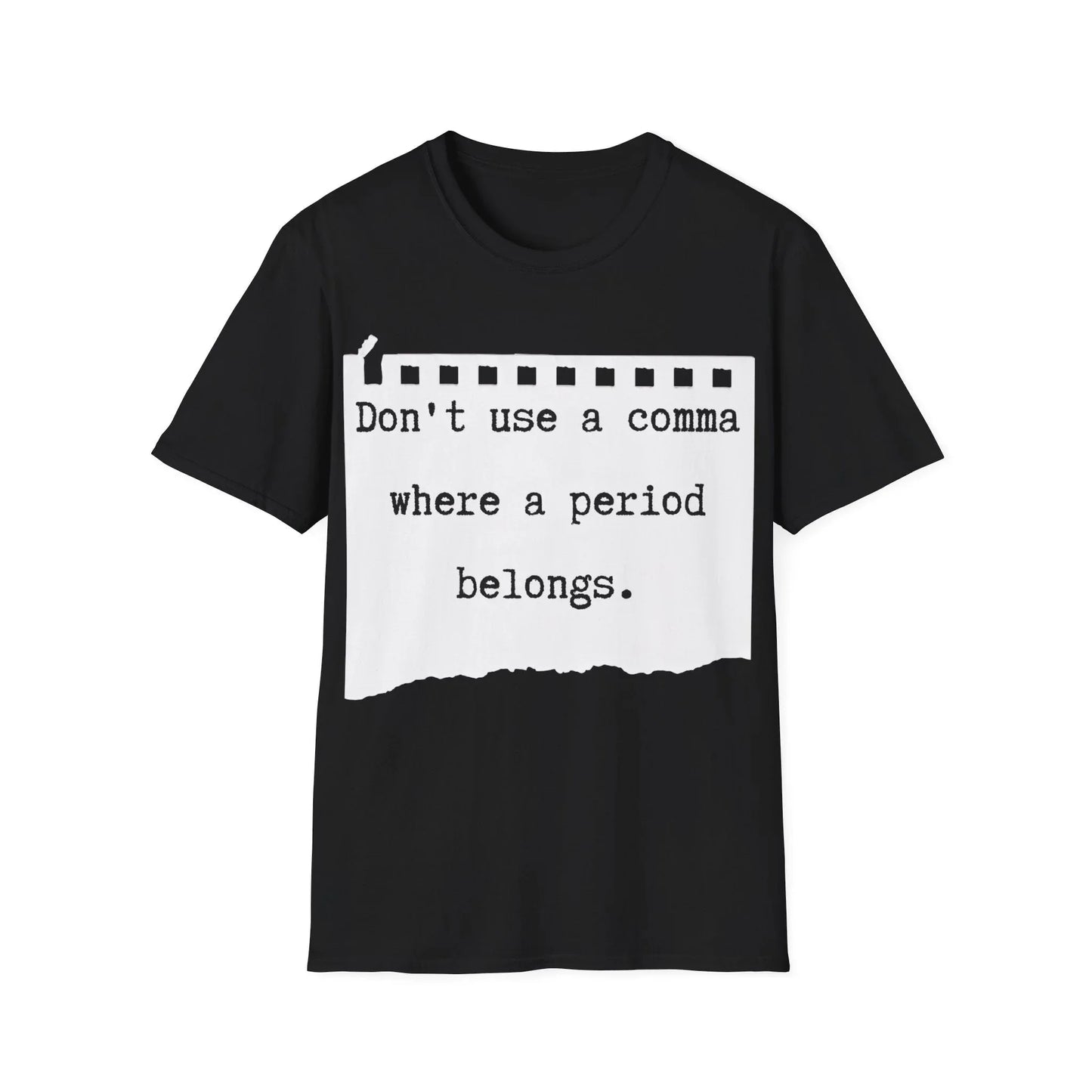 Full Stop No Pause | black | Unisex - Black / S - T-Shirt
