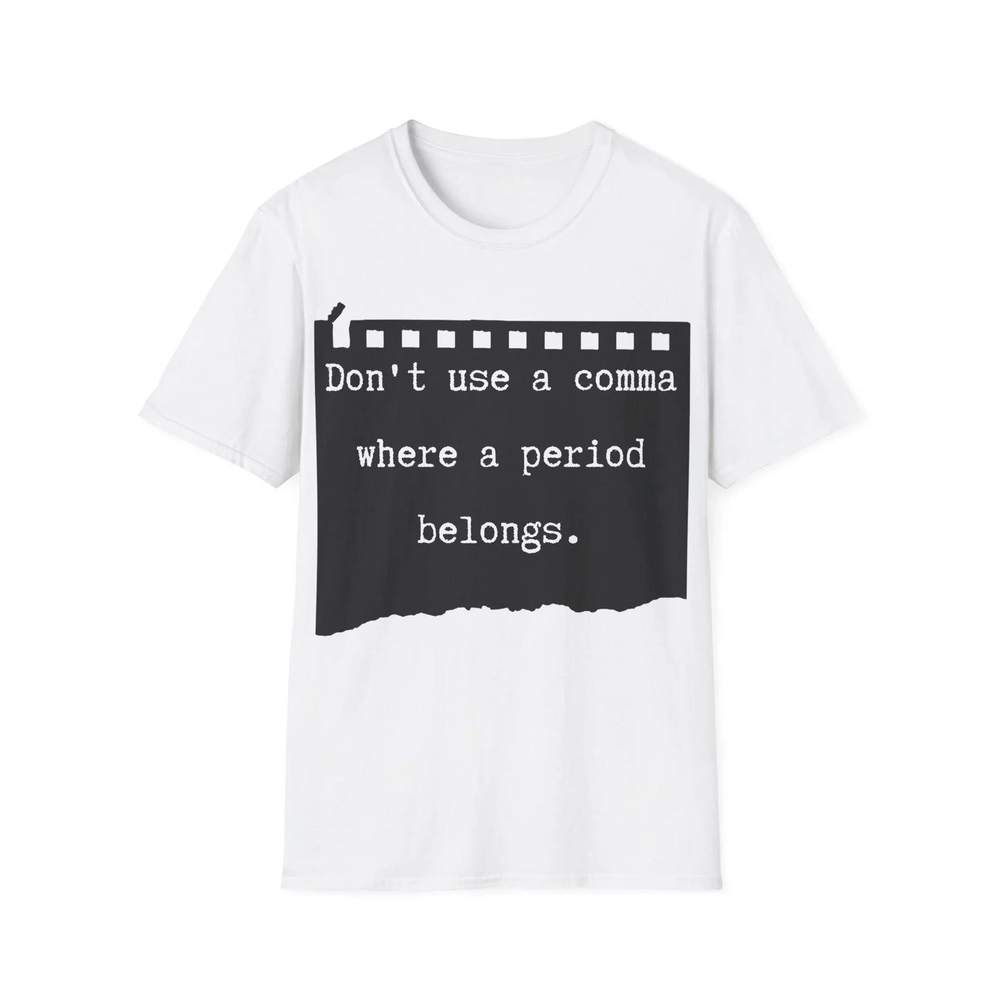 Full Stop No Pause | white | Unisex - White / S - T-Shirt