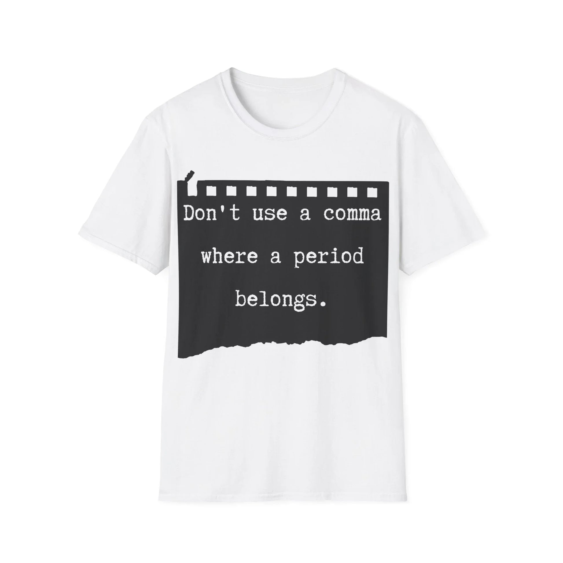 Full Stop No Pause | white | Unisex - White / S - T-Shirt